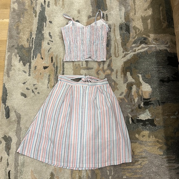 Rare editions size 12 two piece skirt set - Picture 2 of 2